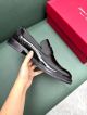 Ferragamo Man Black Calfskin Business Leather Shoes 0428122 (6)_th.jpg